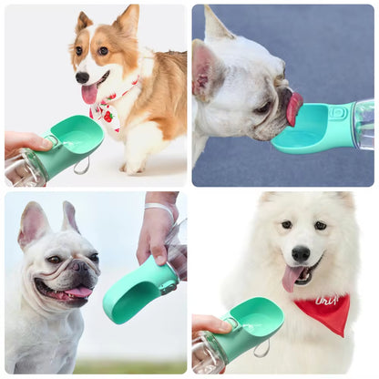 Portable Leakproof Dog Water Bottle for Small and Large Breeds - Ideal for Outdoor Use with Cats and Dogs
