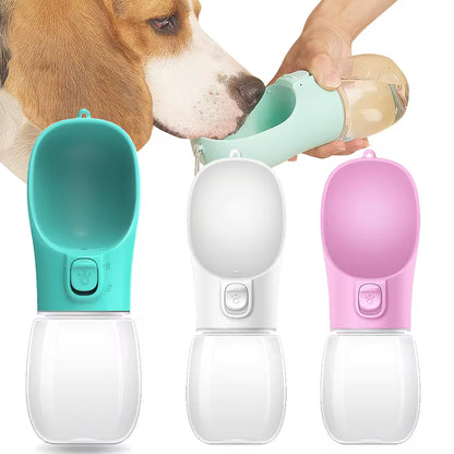 Portable Leakproof Dog Water Bottle for Small and Large Breeds - Ideal for Outdoor Use with Cats and Dogs