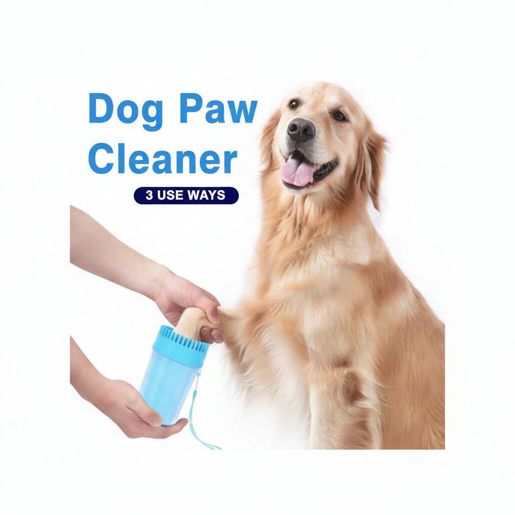 Mudbuster Portable Dog Paw Cleaner, Medium, Blue - Premium Quality Pet Supplies and Accessories