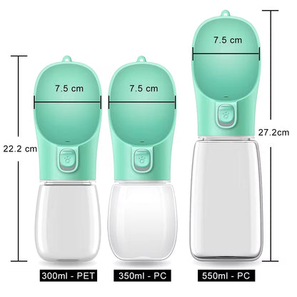 Portable Leakproof Dog Water Bottle for Small and Large Breeds - Ideal for Outdoor Use with Cats and Dogs